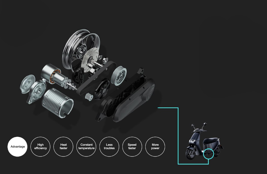 Centre motor